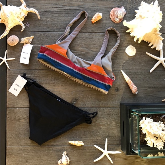 🌴🌼RVCA- SOLID CROP BIKINI SET🌼🌴 - Picture 7 of 8